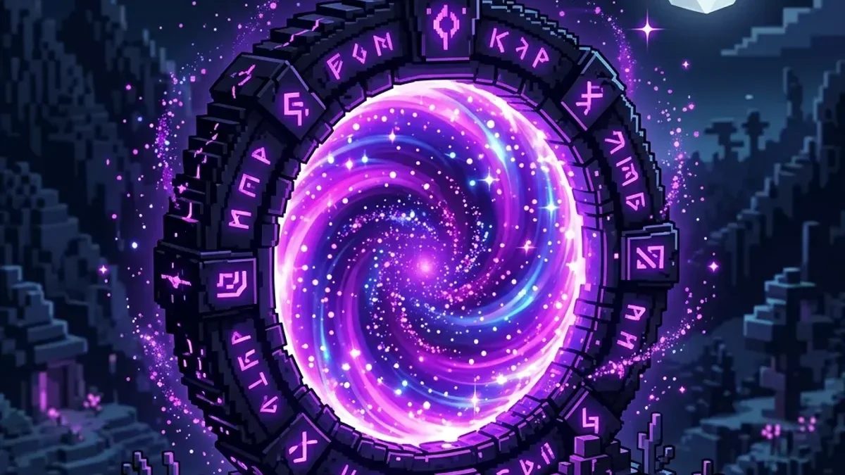 Minecraft Circular Portal Designs: Nether & End